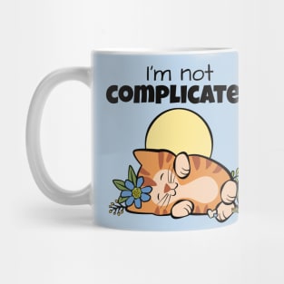 Not complicated Cat Mug